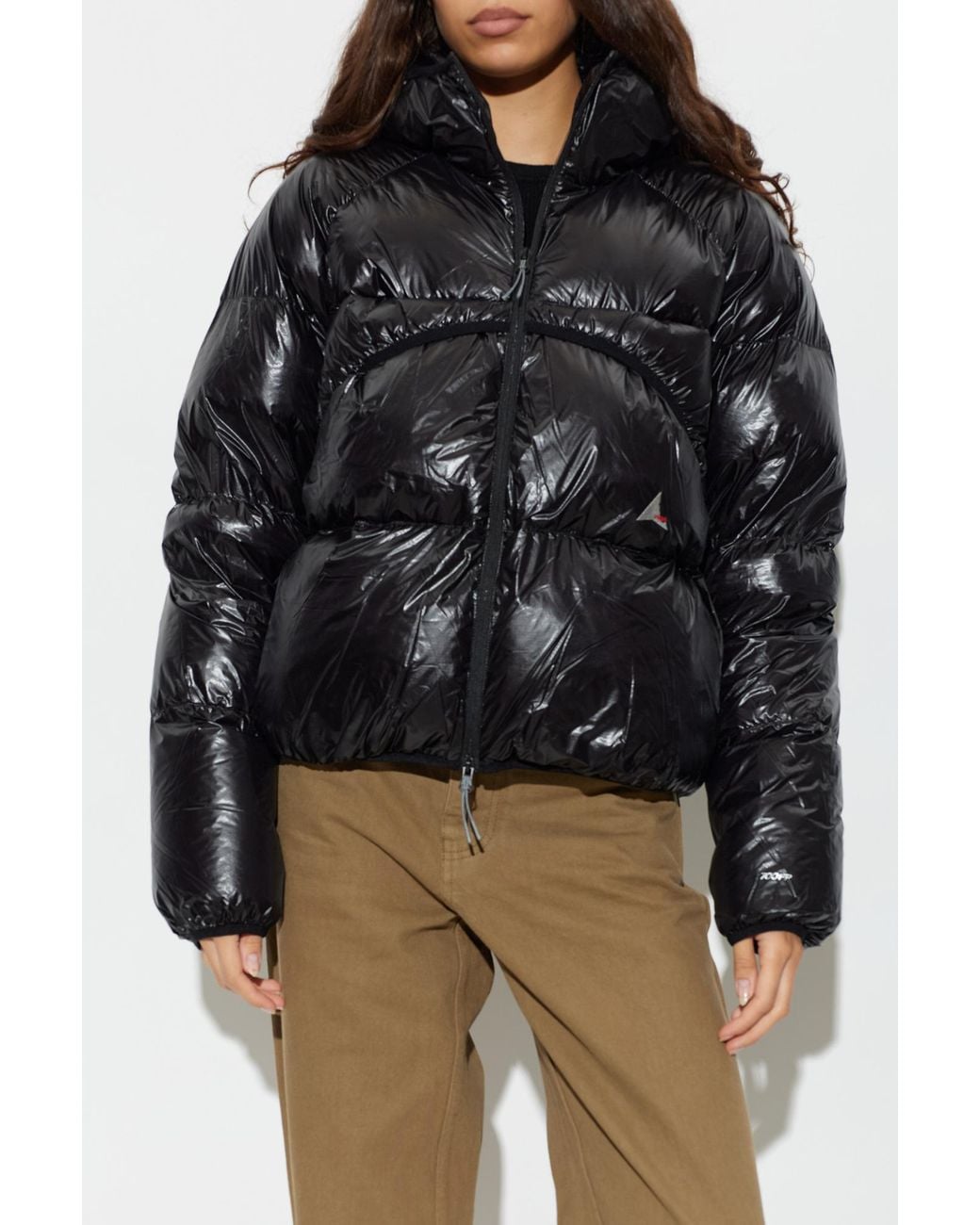 Roa Black Down Jacket With Hood