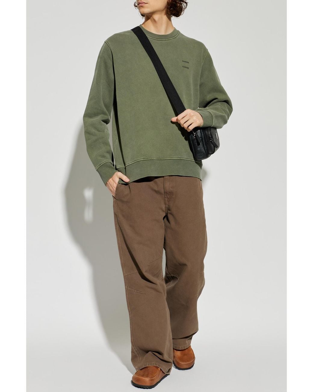 Samsøe & Samsøe Green Sweatshirt 'Sajoel' for men