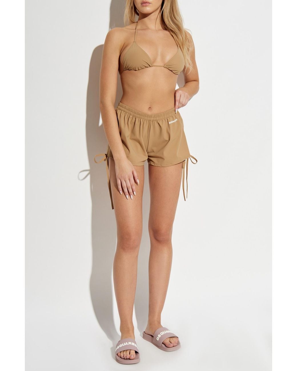 DSquared² Natural Beach Shorts