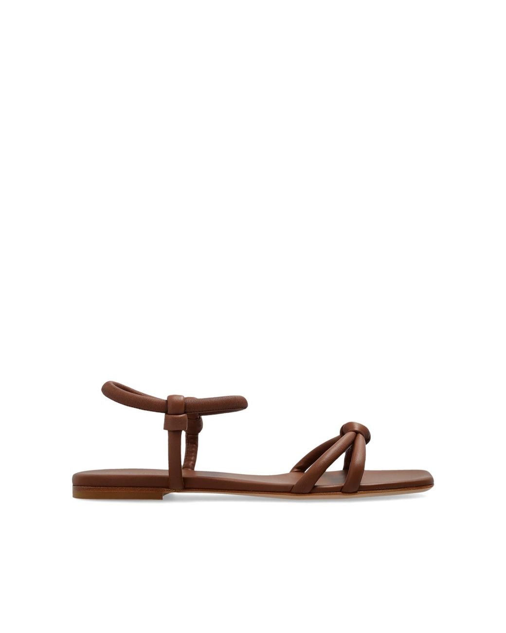 Gianvito Rossi Brown Juno Sandals