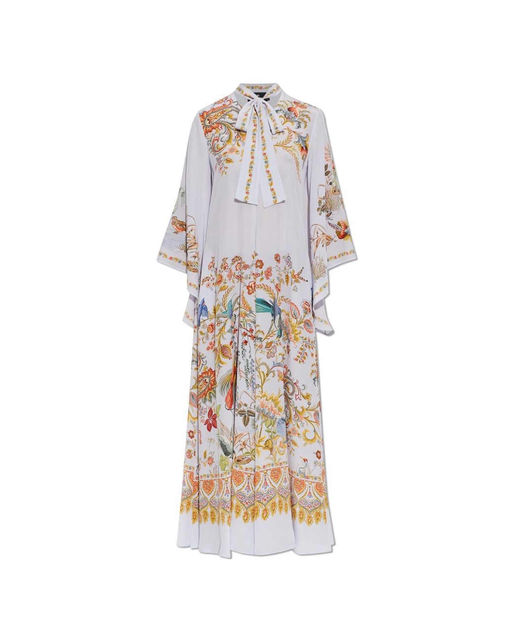 Etro White Silk Dress