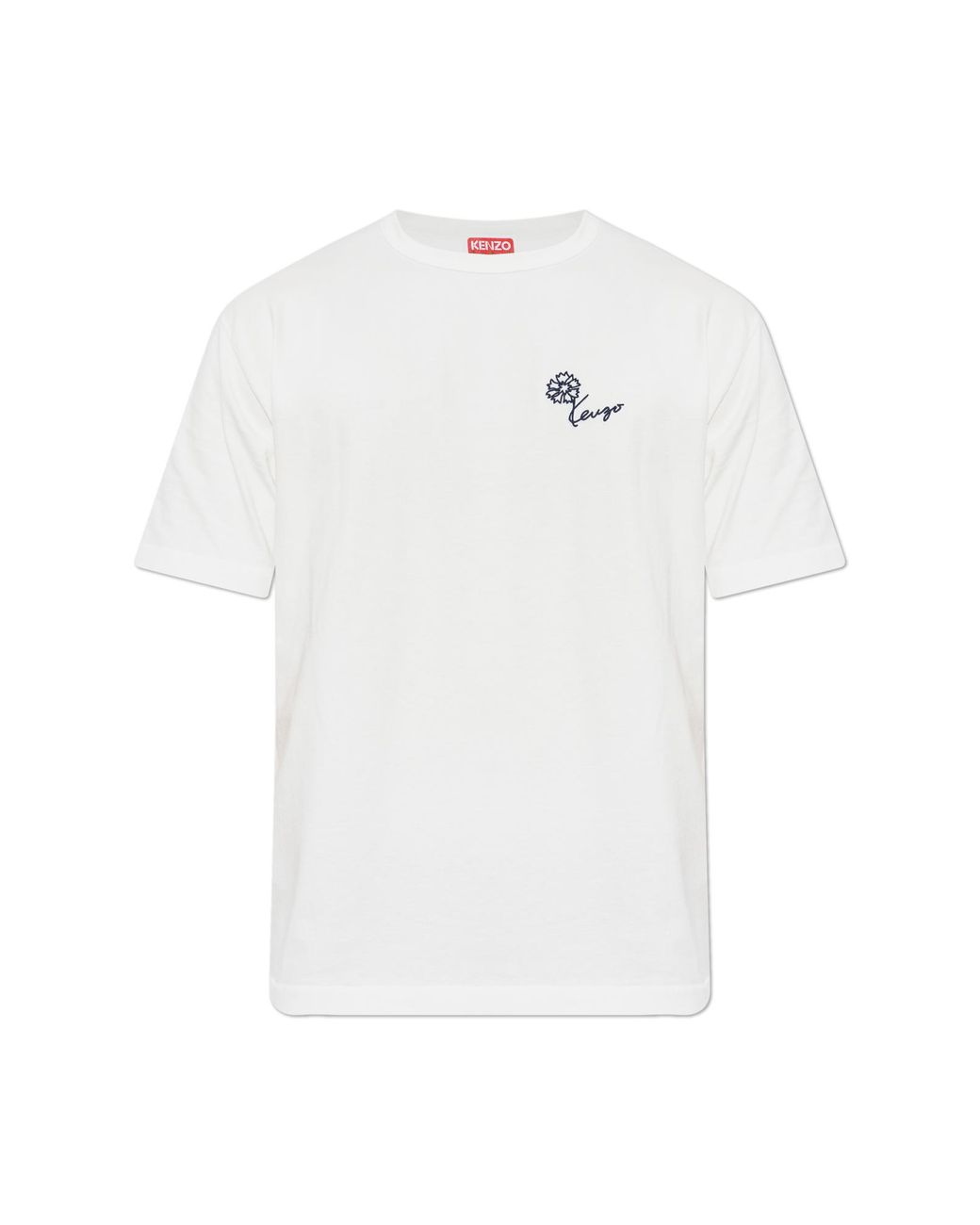 KENZO White T-Shirt With Logo for men