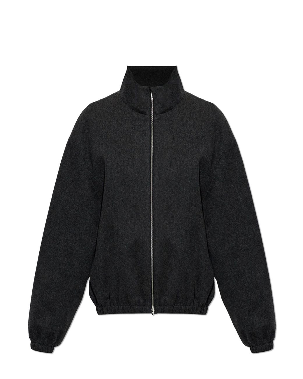 Jil Sander Black Wool Jacket With Stand Collar