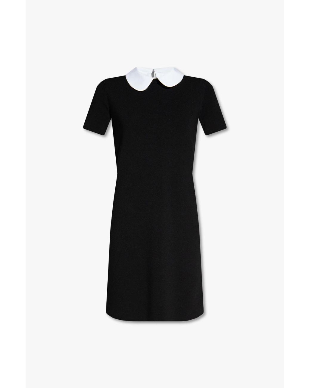 Tory Burch Dress With Detachable Collar in Black | Lyst Australia