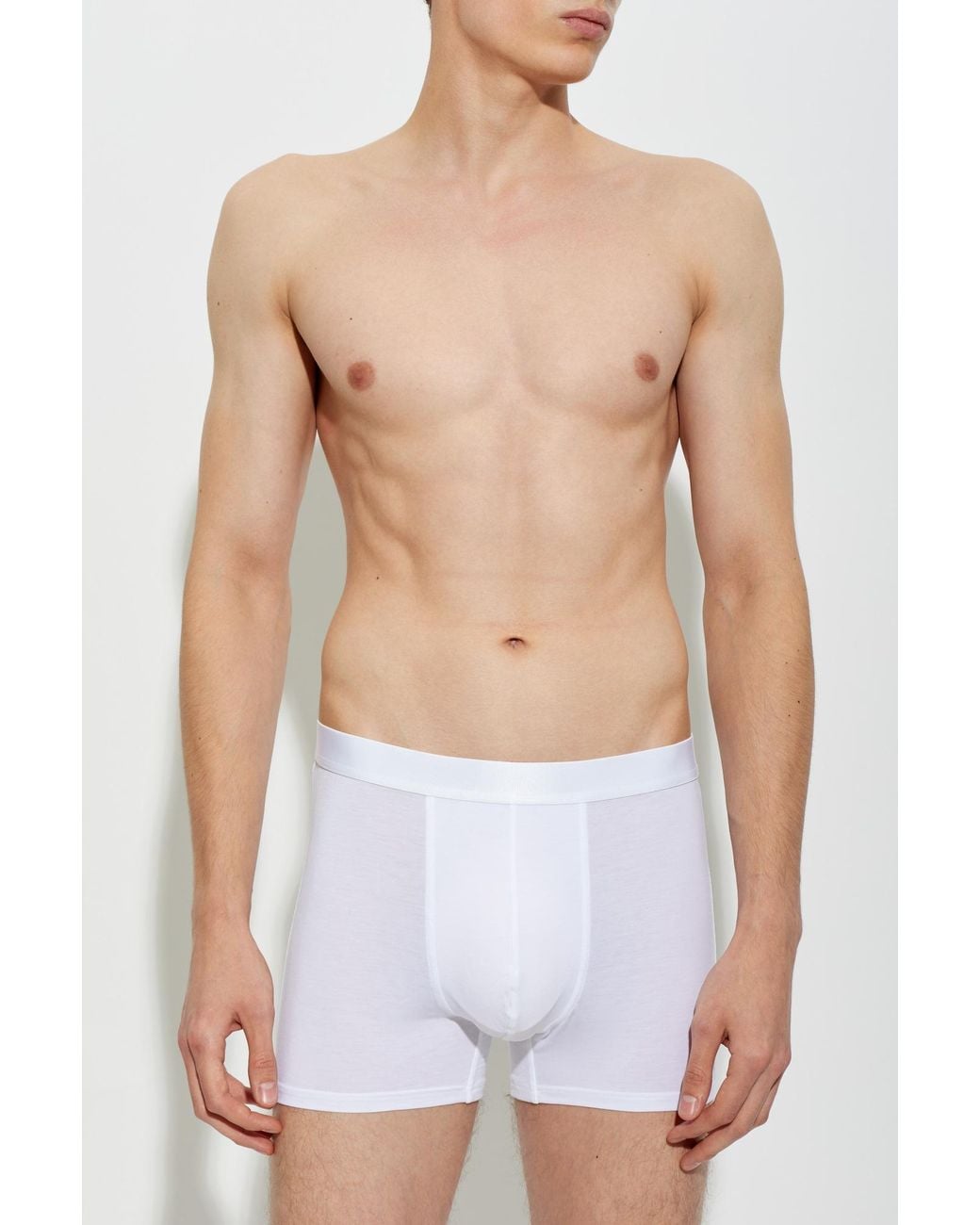 CDLP White Logo Boxer Briefs for men