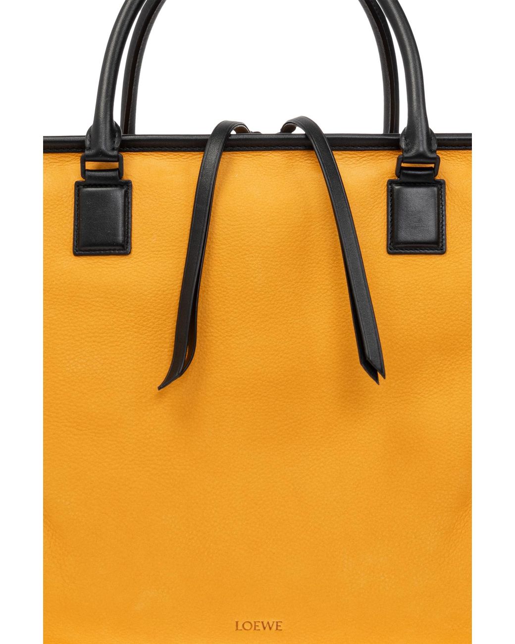 Loewe Orange 'Amazona 180 Large' Holdall for men