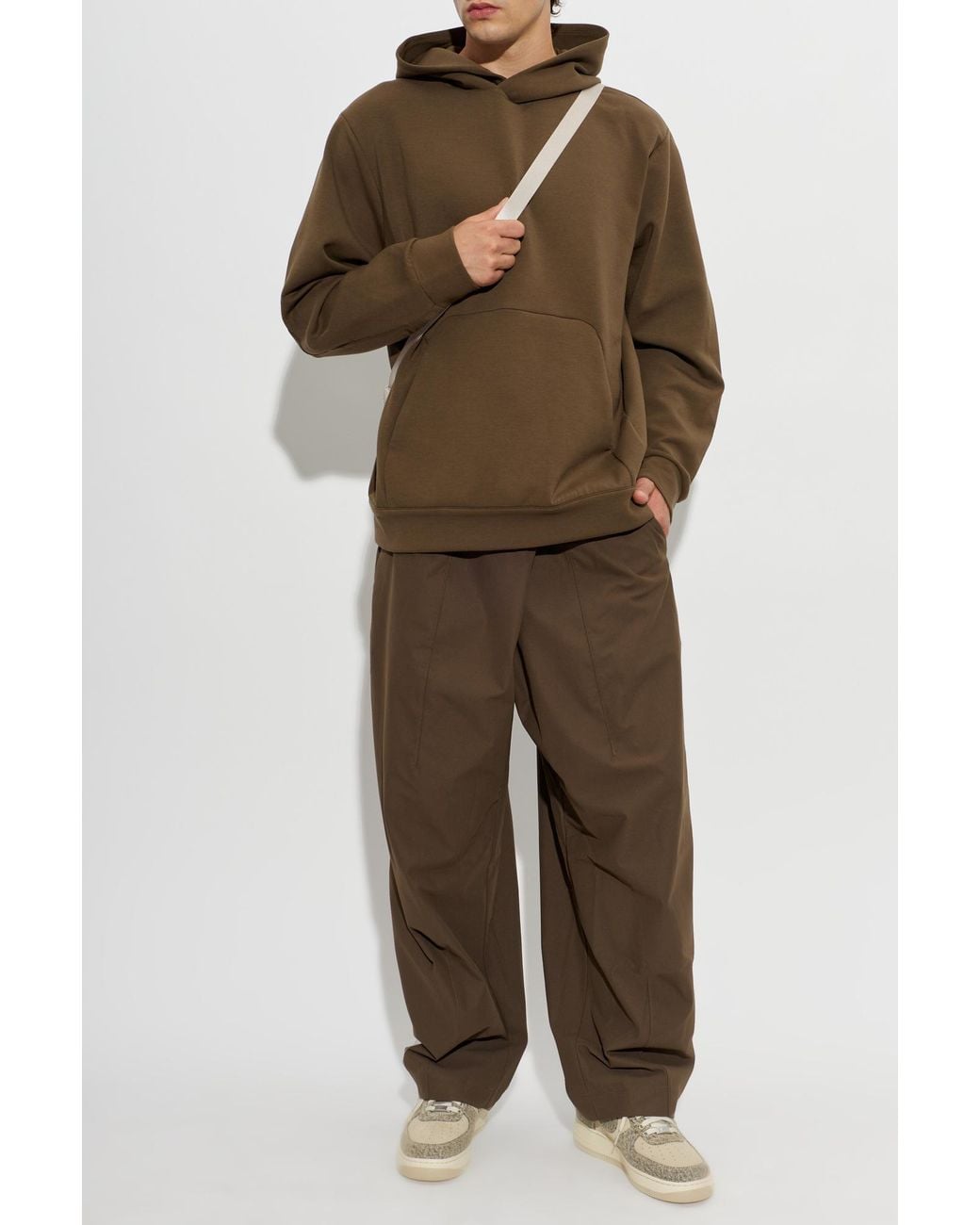 Nike Brown Wide-Leg Trousers for men