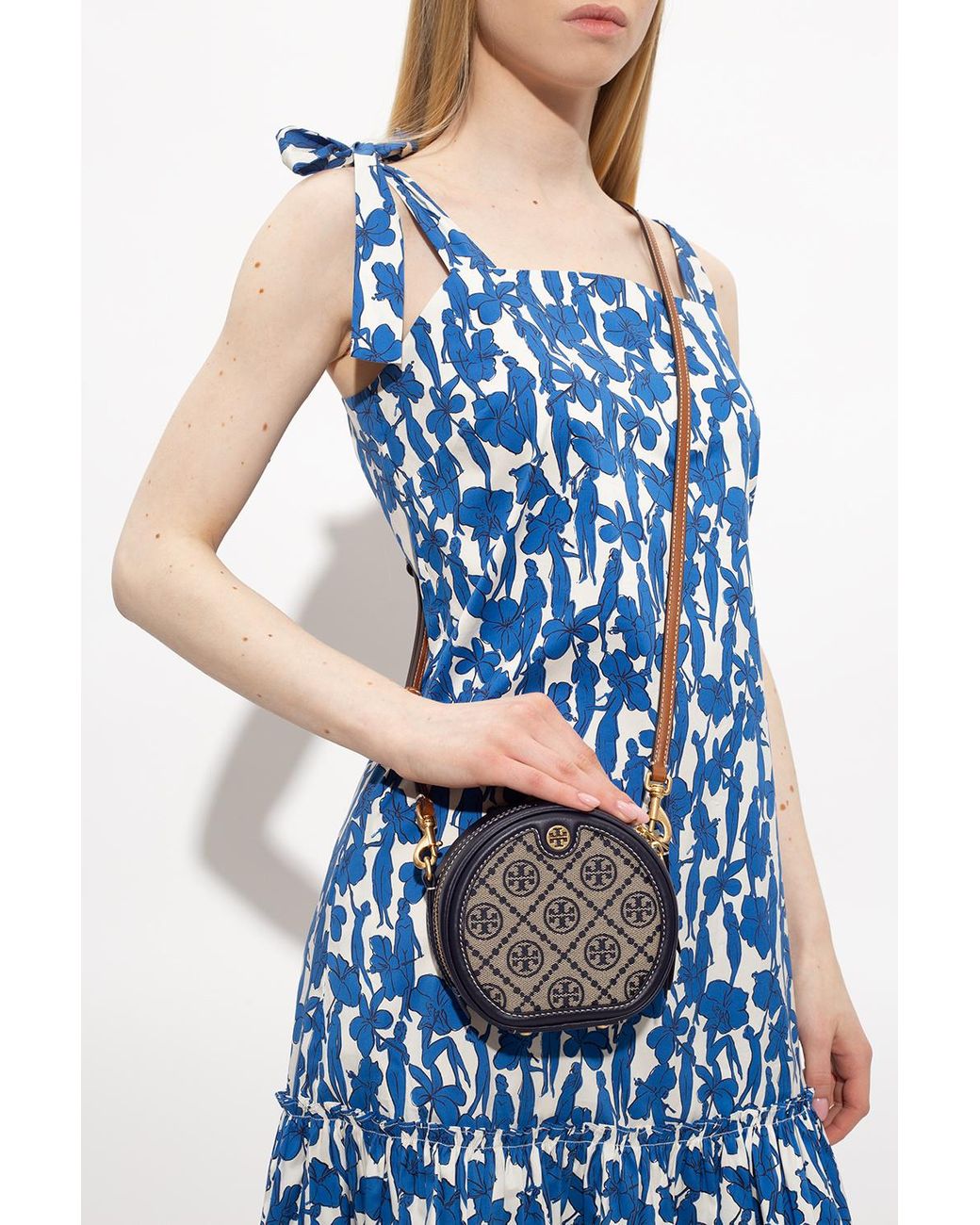 Navy blue hotsell tory burch bag