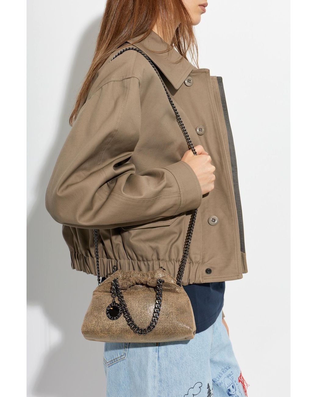 Stella McCartney Natural 'Falabella Mini' Bag