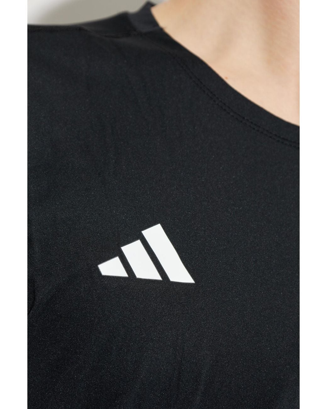 Adidas Originals Black T-Shirt From The Adizero Collection for men
