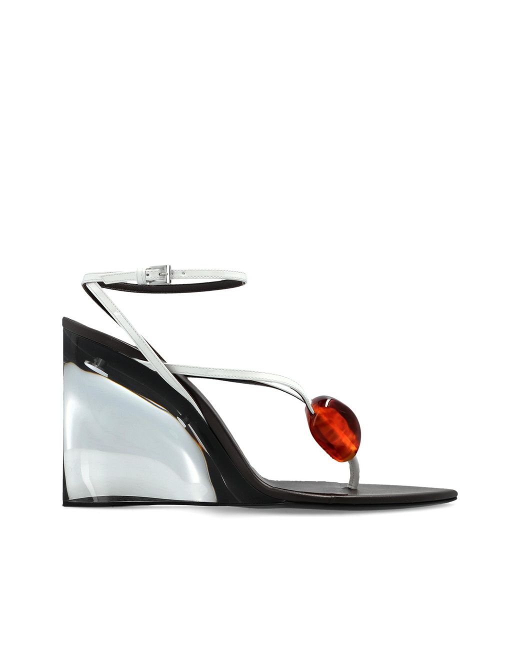 Alaïa White Wedge Sandals