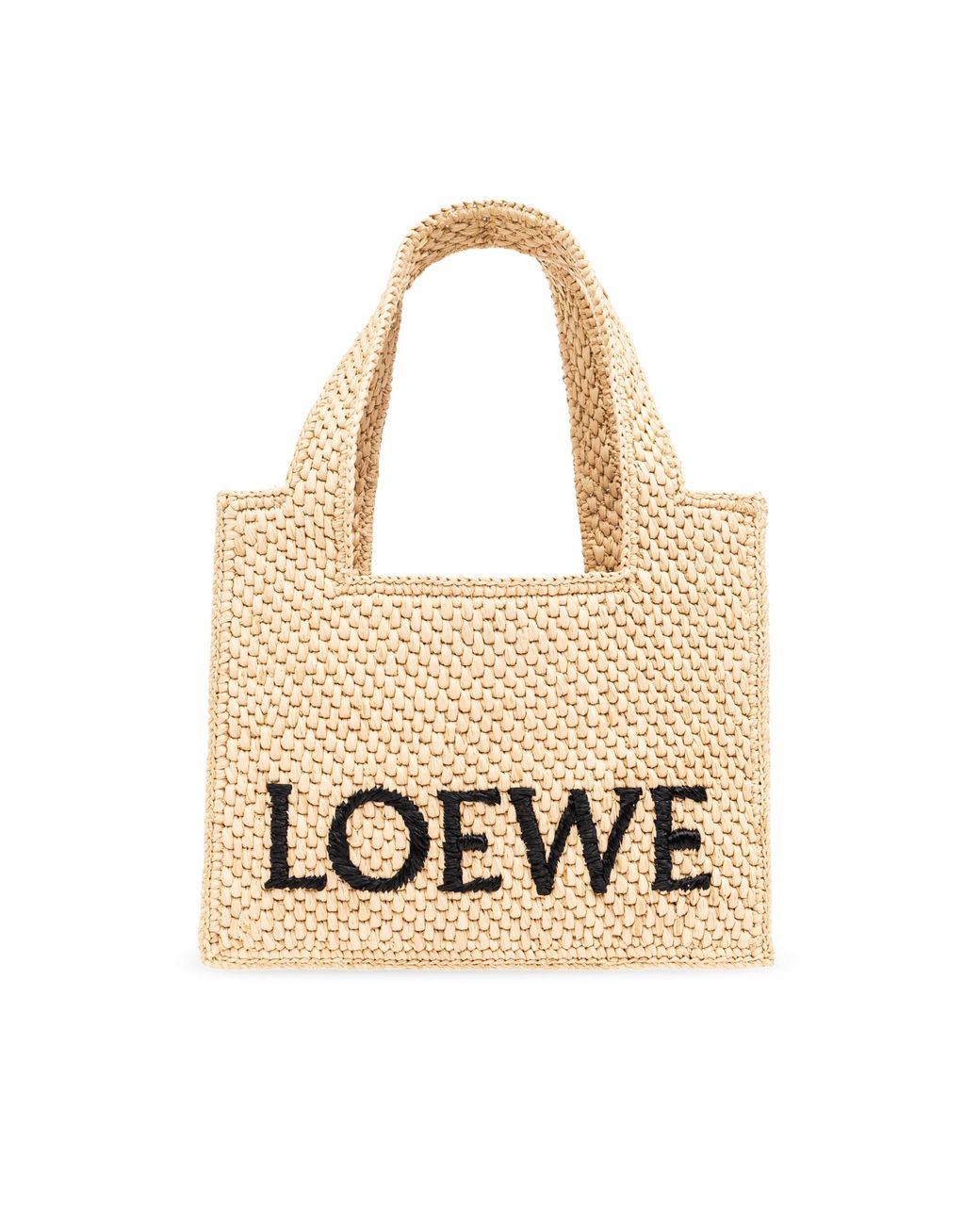 Loewe White 'Font Mini' Handbag