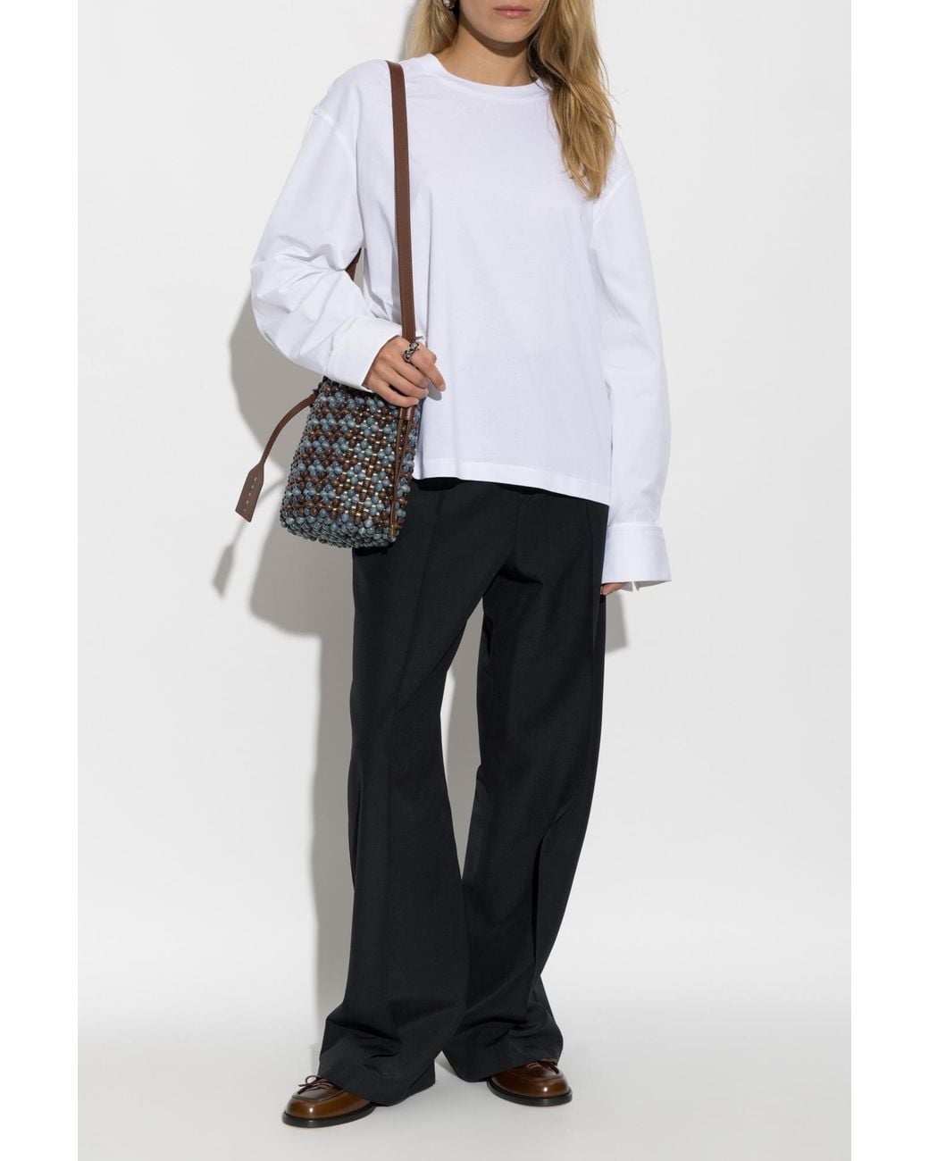Marni White 'Oversize' T-Shirt