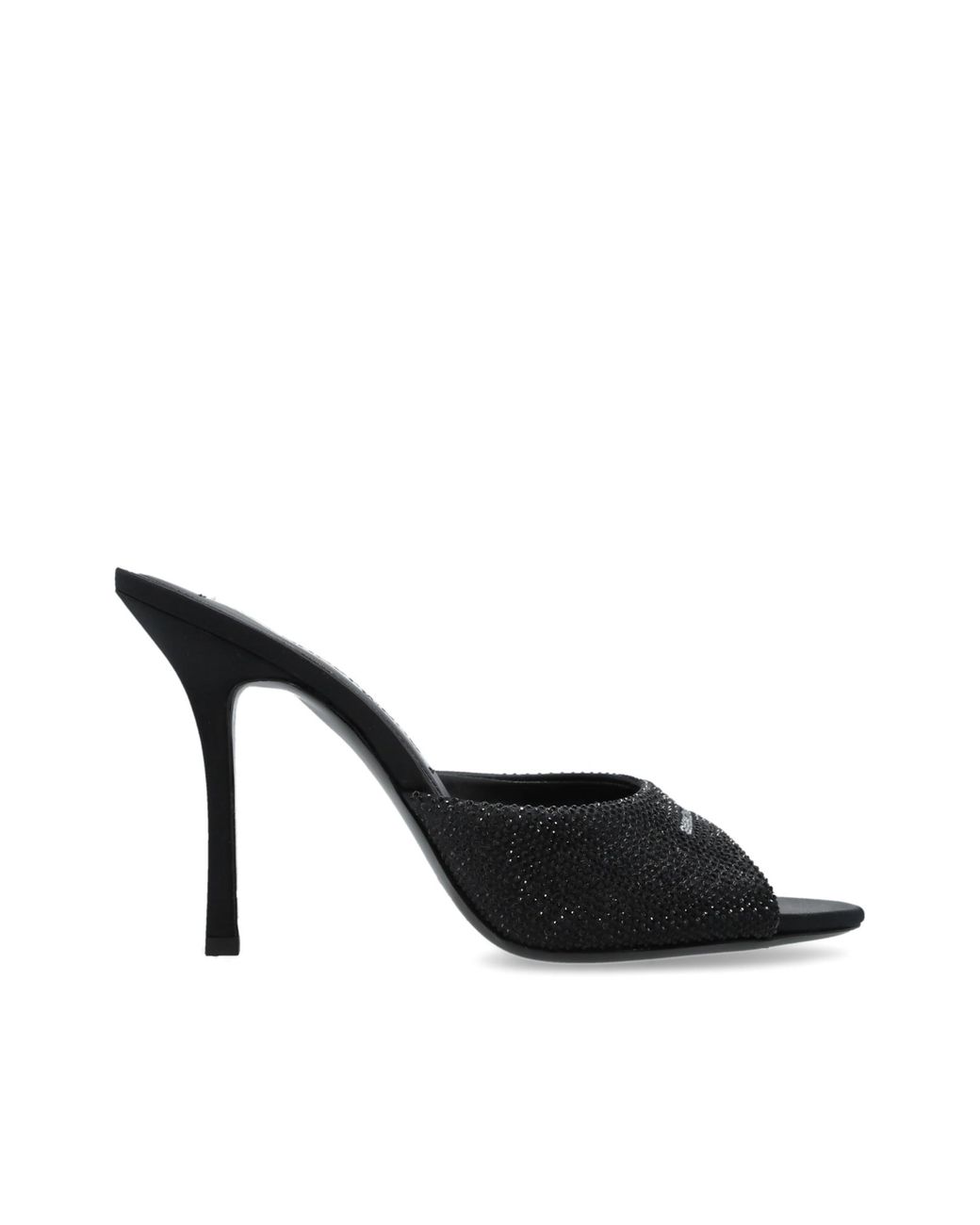 Alexander Wang Blue Heeled Mules 'Cher'