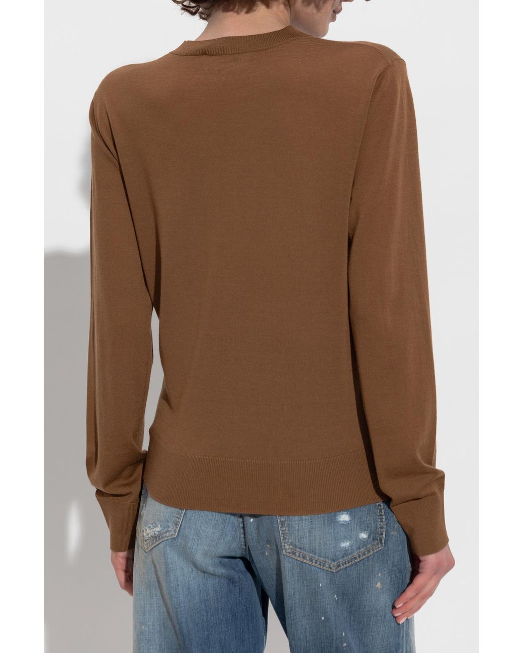 DSquared² Blue Wool Sweater