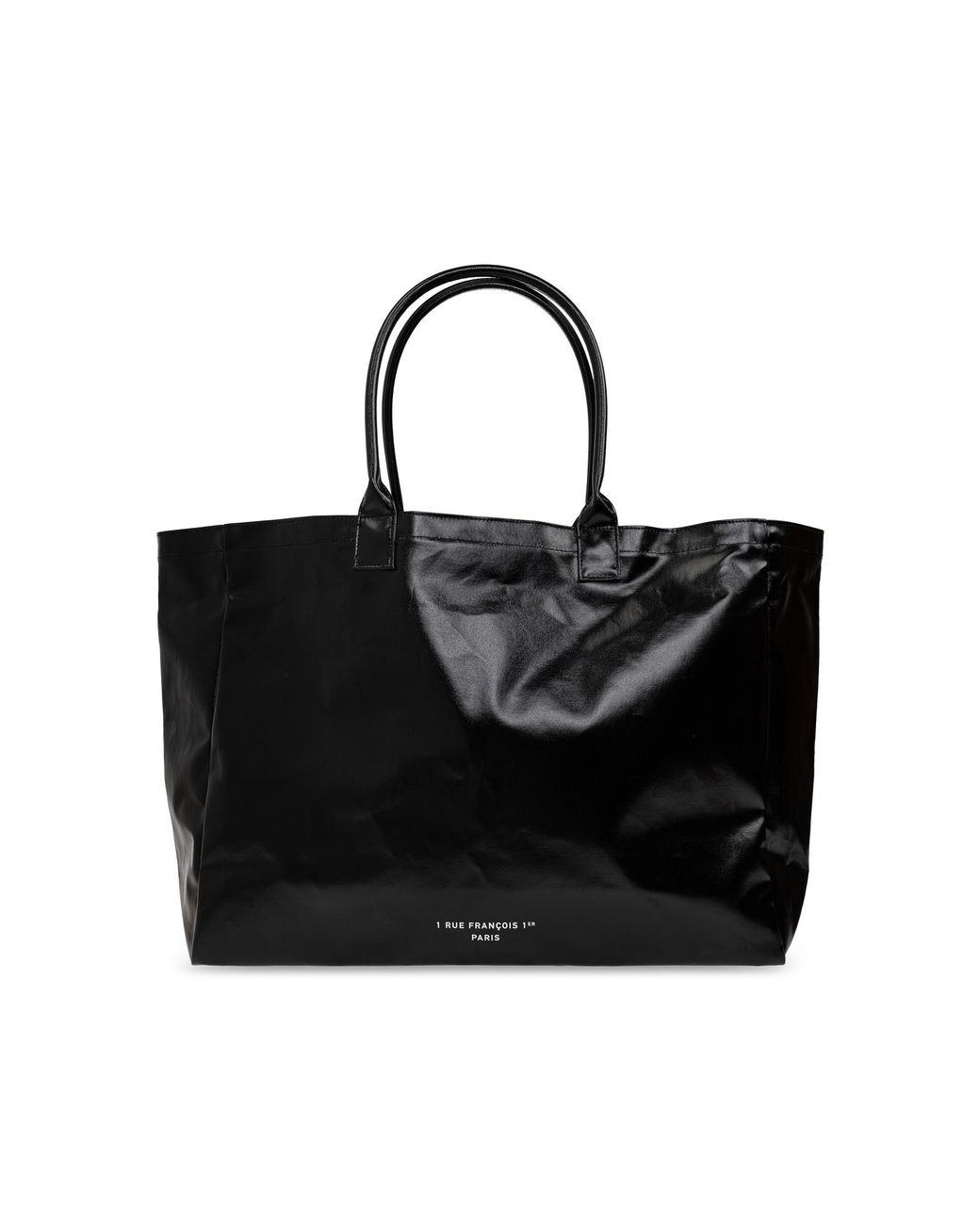 Anine Bing Black "Leo Coated" Bag