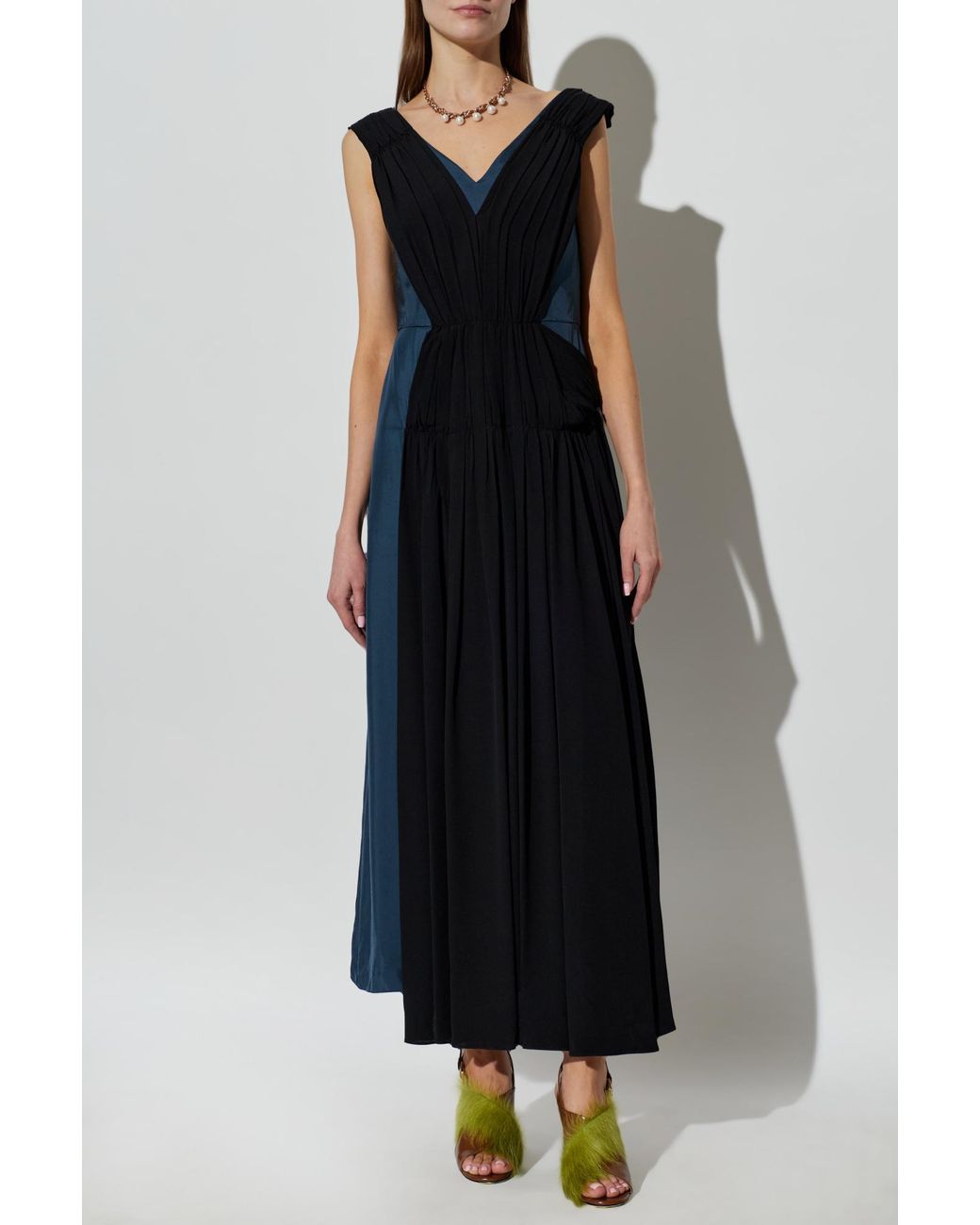 Marni Black Draped Dress