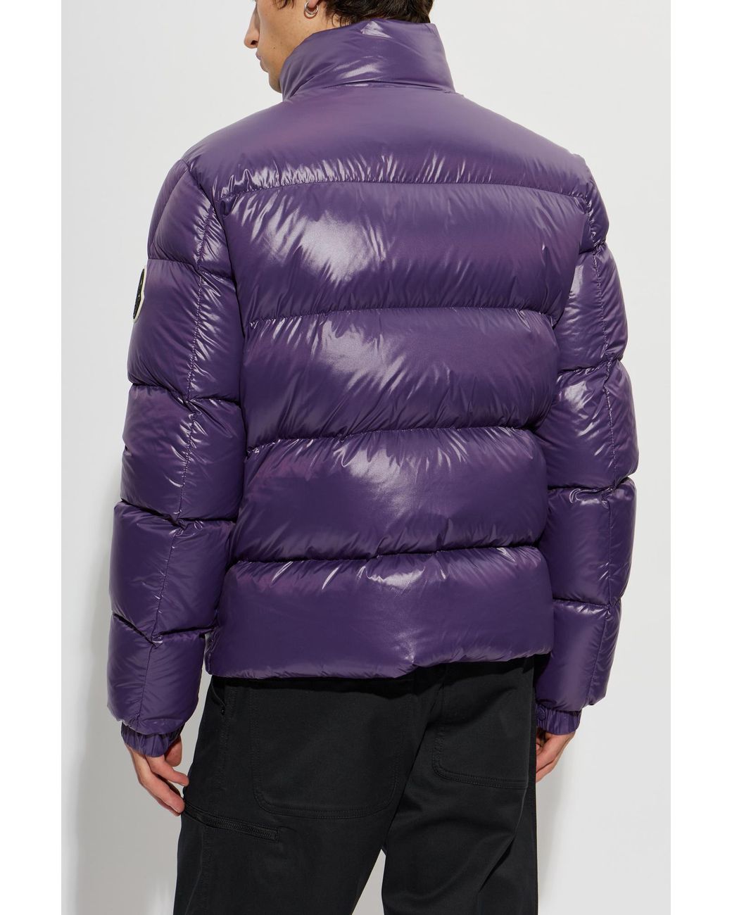 Moncler Purple Puffer Jacket 'Bendola' for men