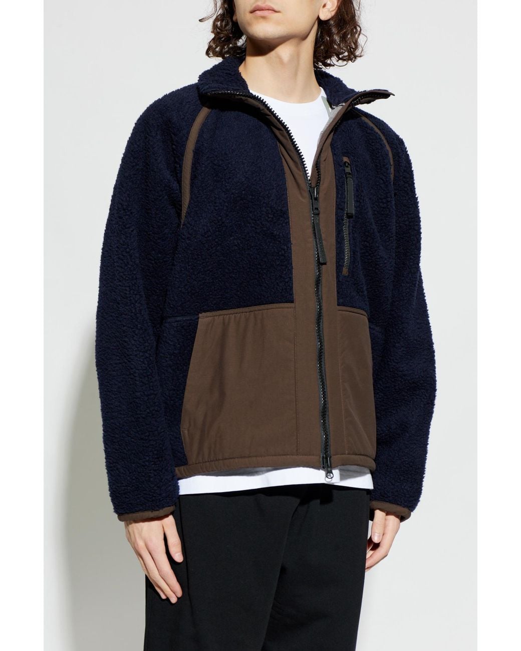 Canada Goose Blue Insulated Jacket 'Westport Fleece' for men