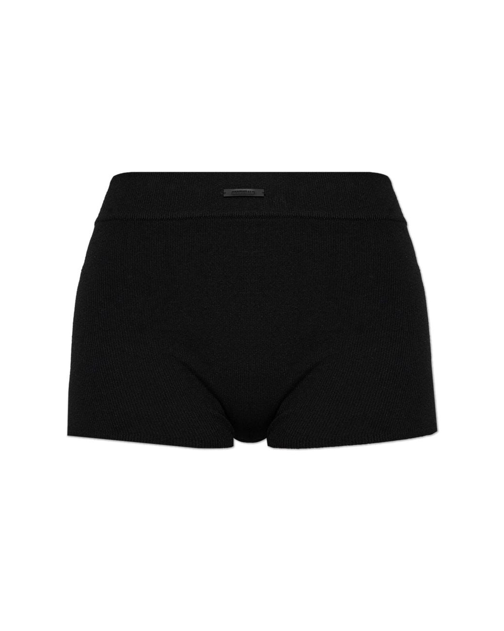 Fear Of God Black Shorts With Logo Patch