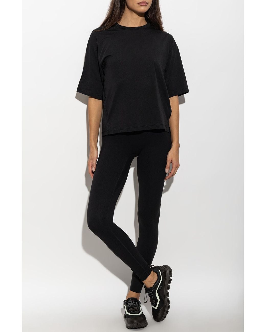 Nike Black T-Shirt With Side Slits