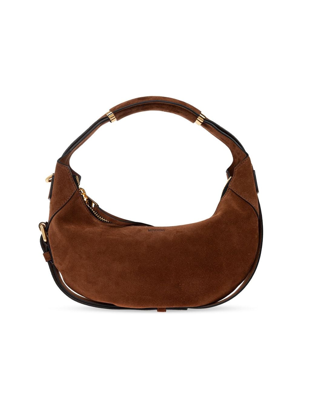 Moschino Brown Logo Bag