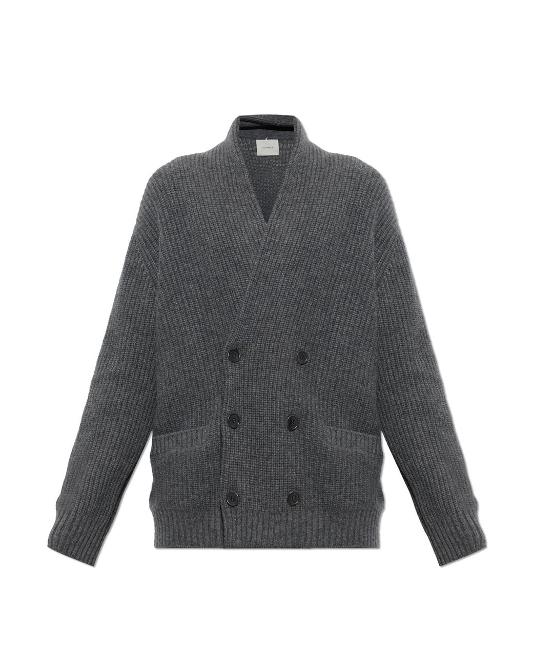 Lisa Yang Gray Cashmere Cardigan 'Lyle' for men