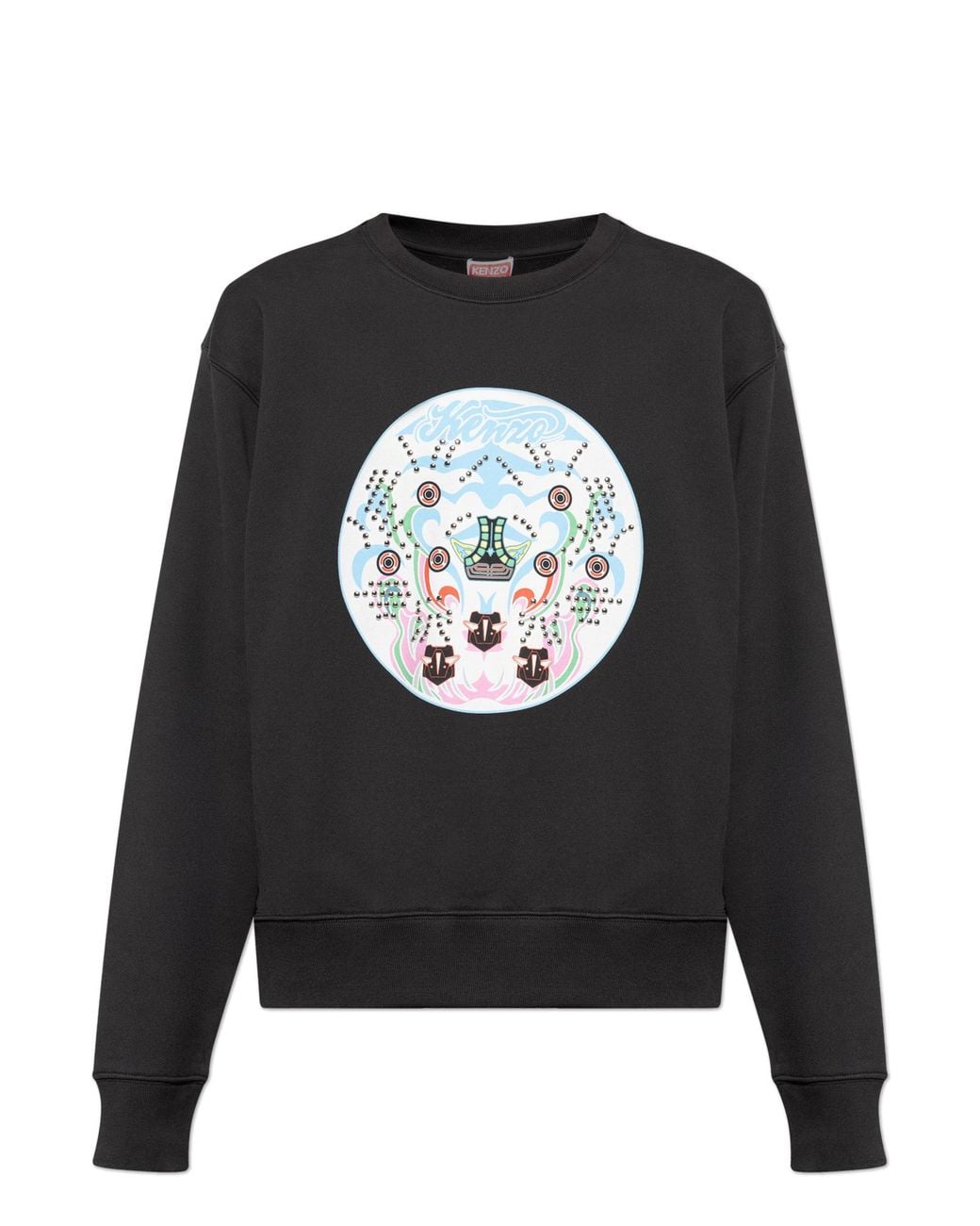 KENZO Black Sweatshirt With Logo for men