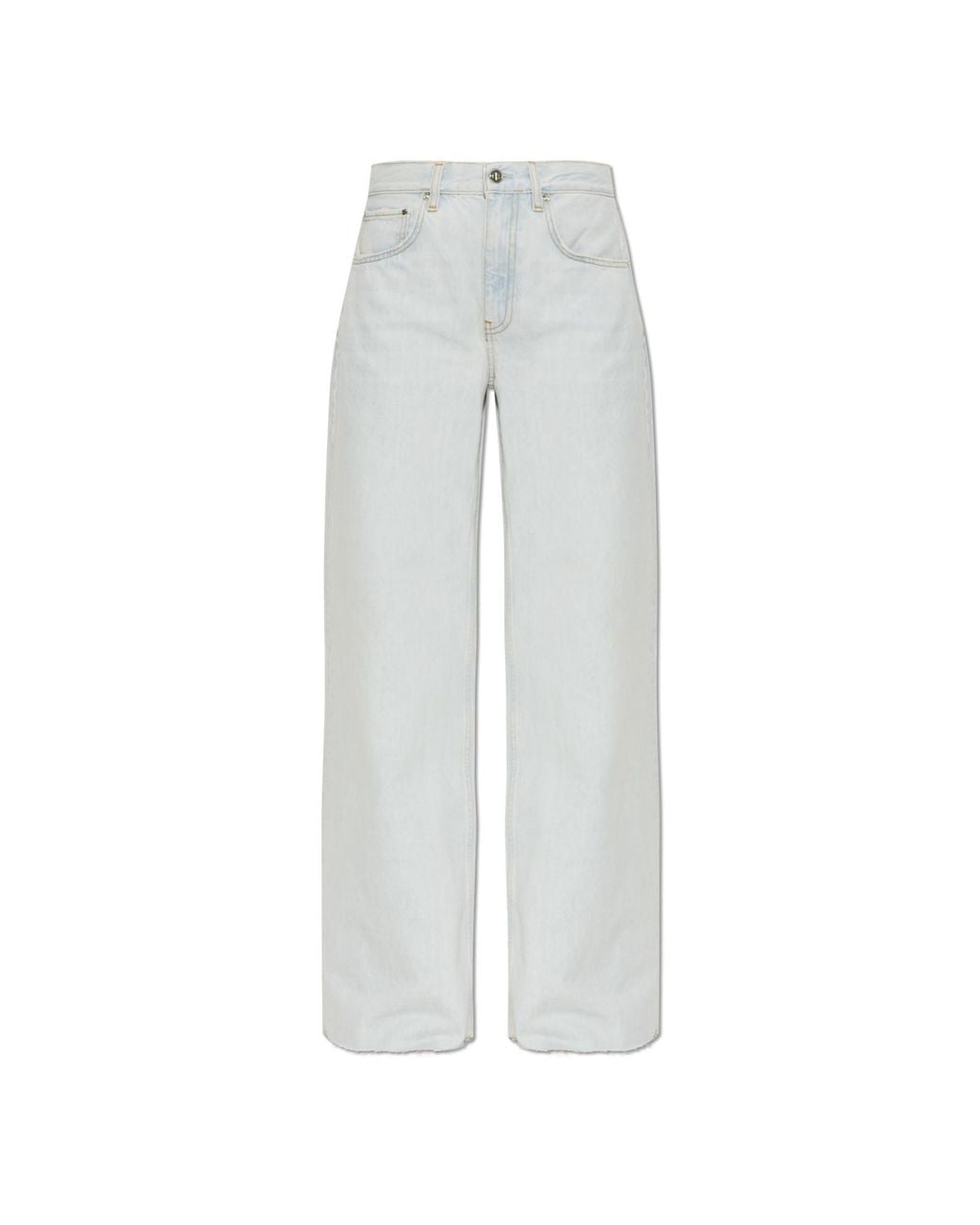Anine Bing White Lewis Jeans