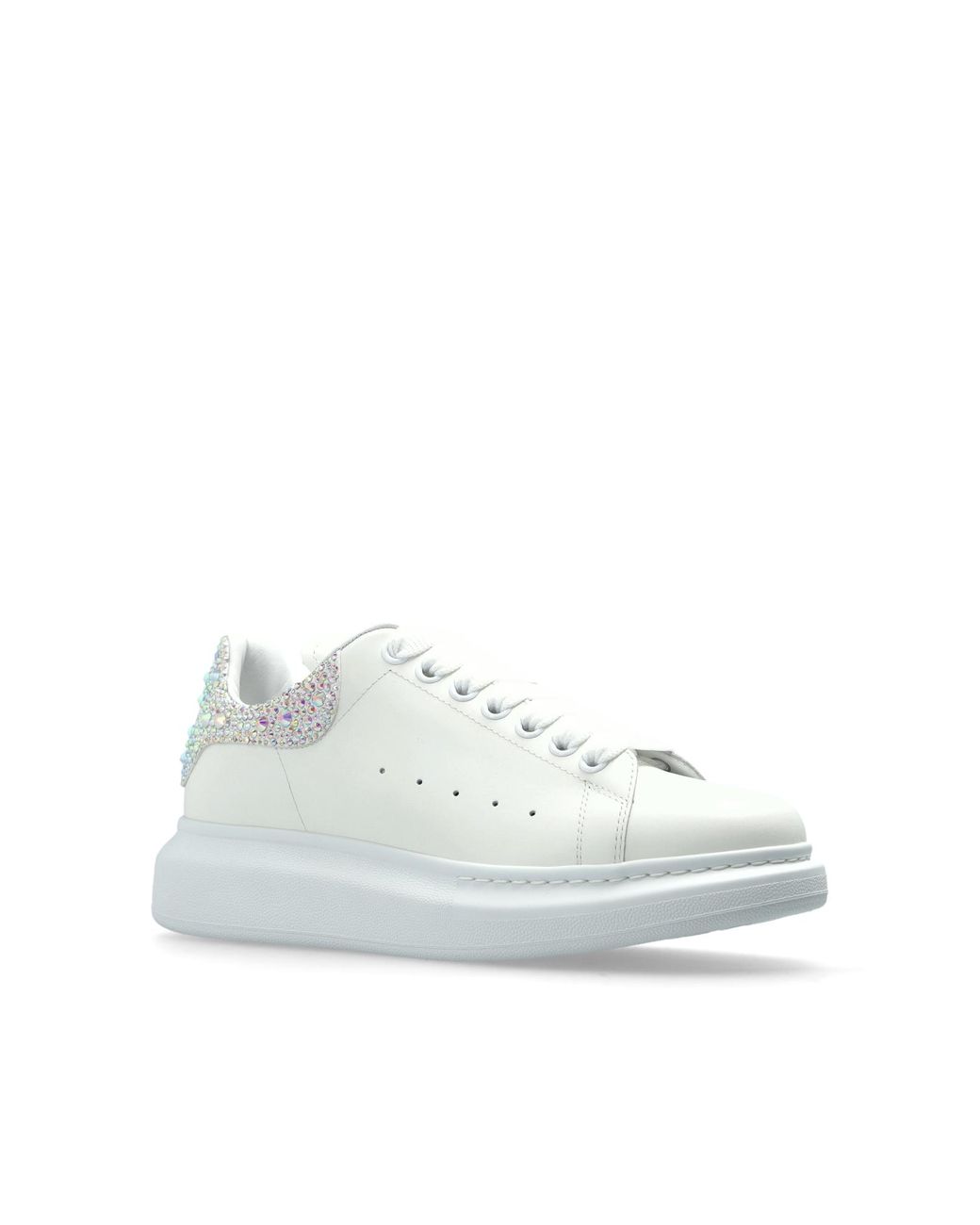 McQueen White 'Oversized' Sports Shoes