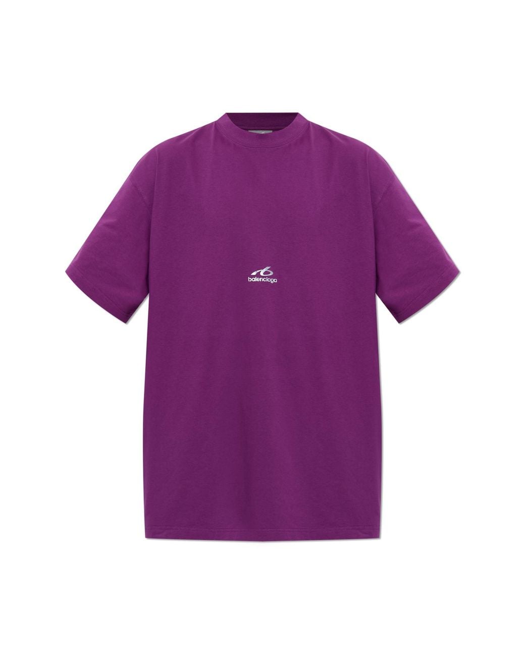 Balenciaga Purple 'Skiwear' T-Shirt for men