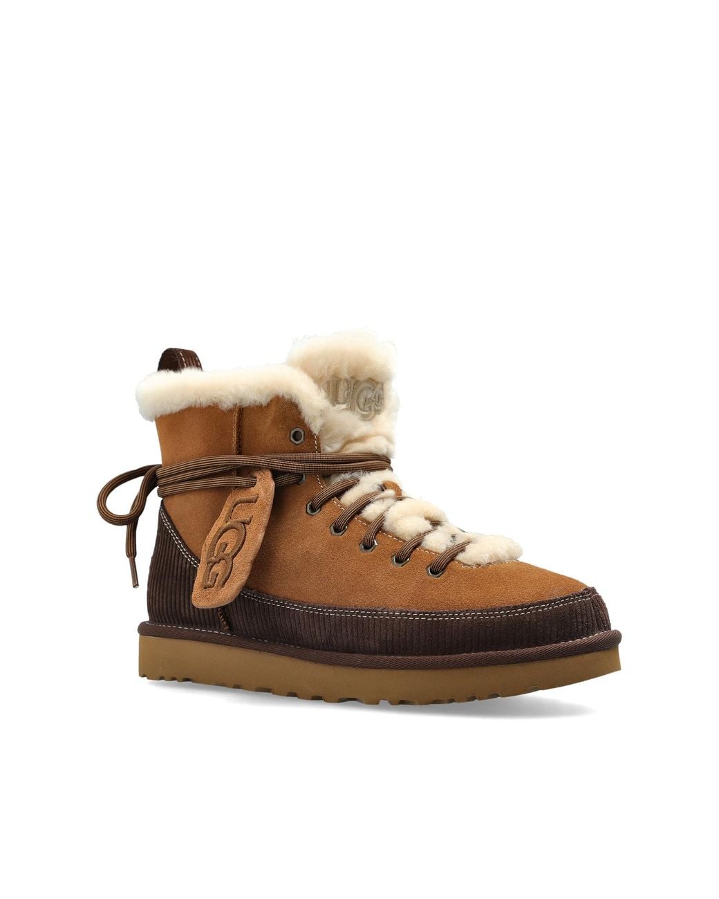 Ugg Brown 'Classic Heritage Lace-Up' Snow Boots