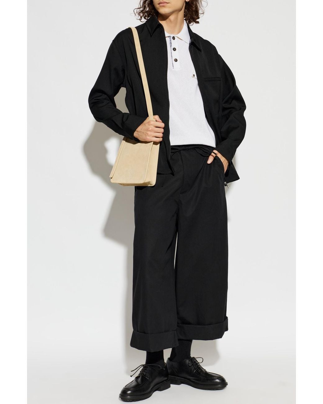 Jacquemus Black 'Marin' Trousers for men