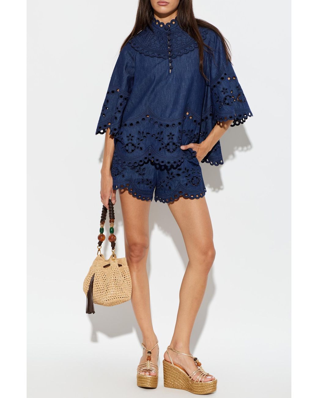 Zimmermann Blue Denim Top