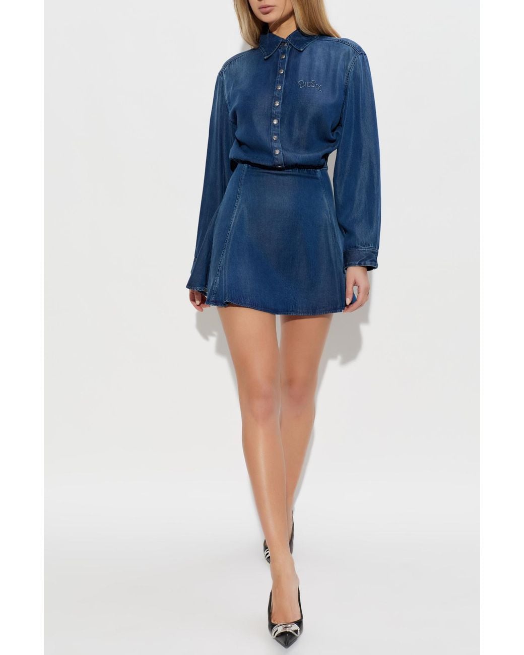 DIESEL Blue Denim Dress 'De-Drevia-S'