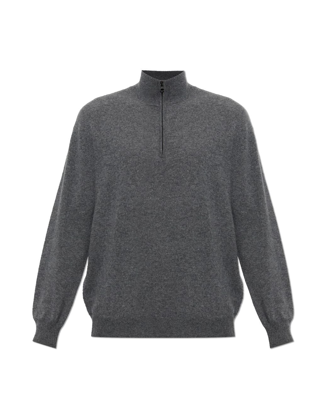 Lisa Yang Gray Cashmere Turtleneck Sweater 'Augustus' for men