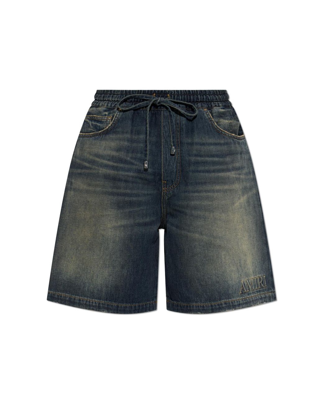 Amiri Blue Denim Shorts for men