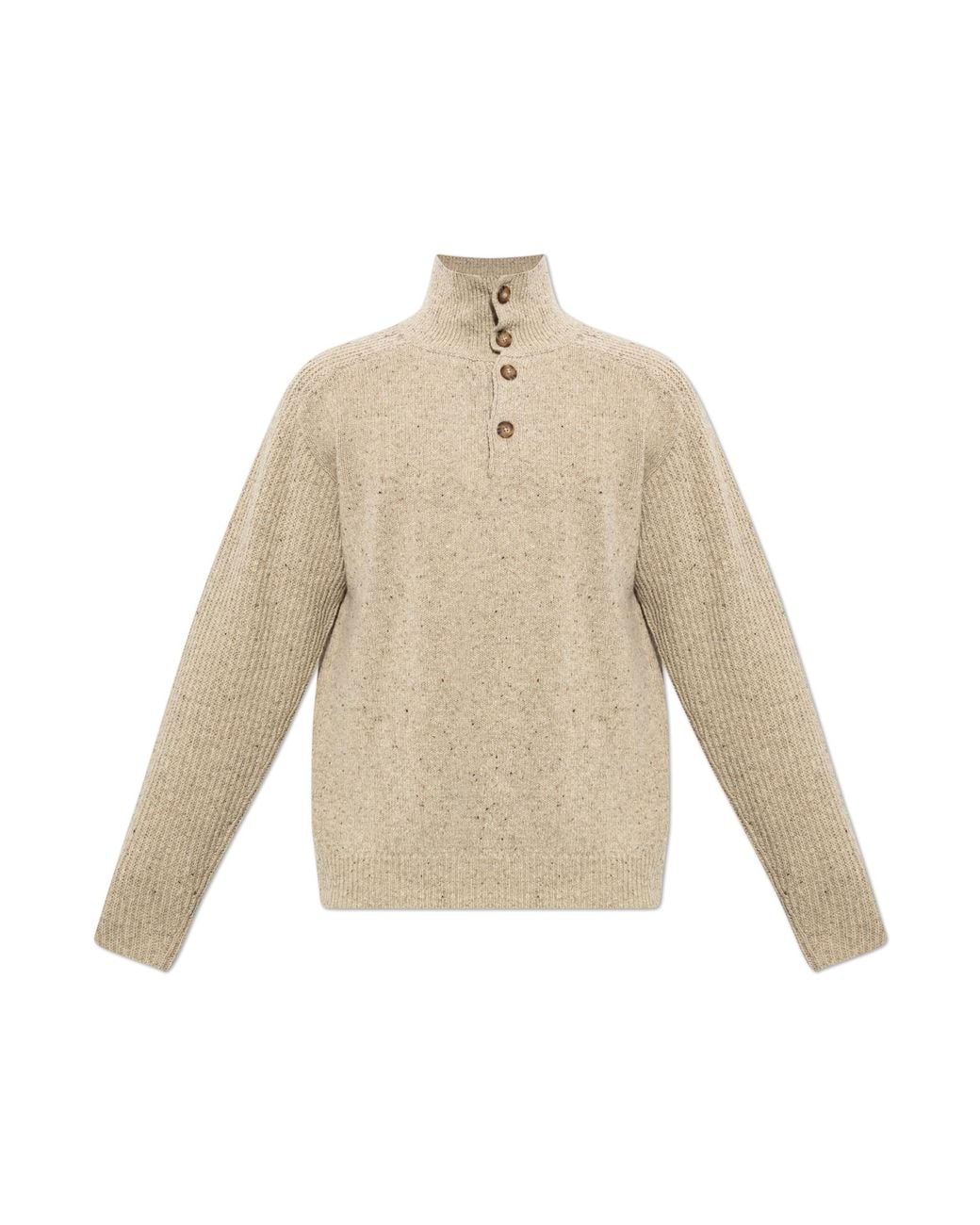 Isabel Marant Natural Wool Turtleneck 'Ken' for men