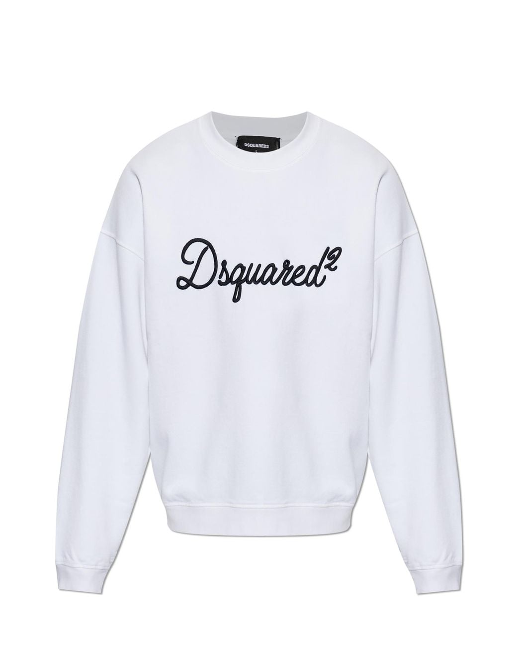 DSquared² White Sweatshirt With Logo for men