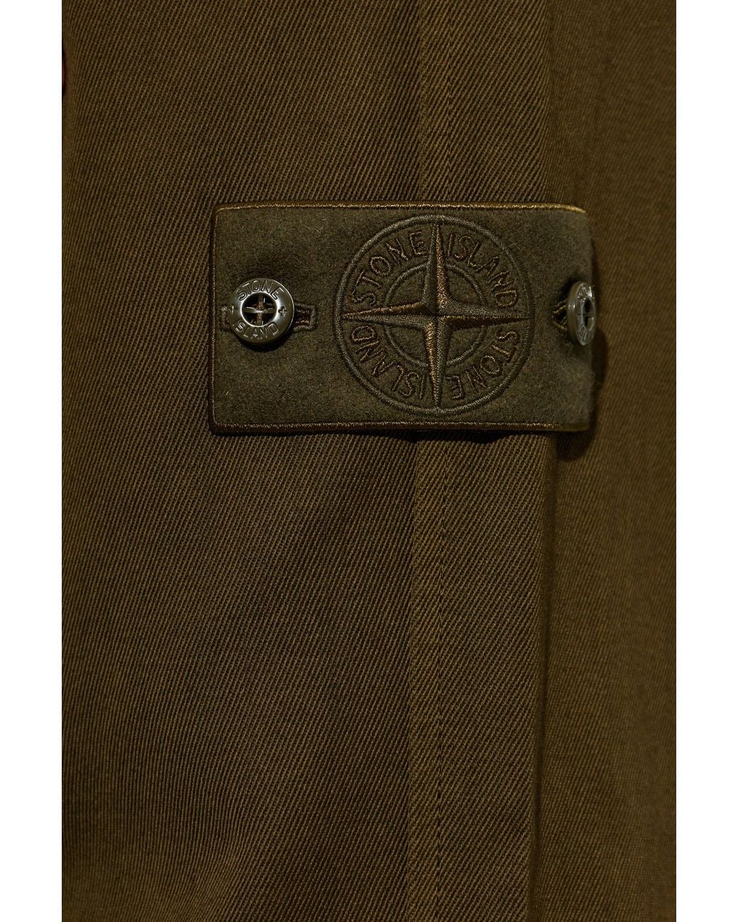 Stone Island Green Trousers From The 'Ghost Drop 4' Collection for men