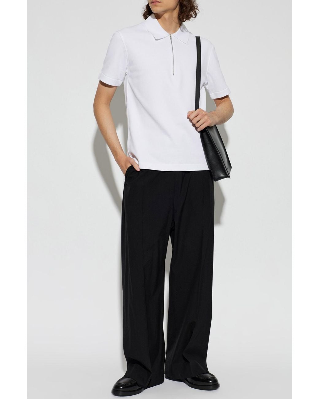 Jil Sander White Polo for men