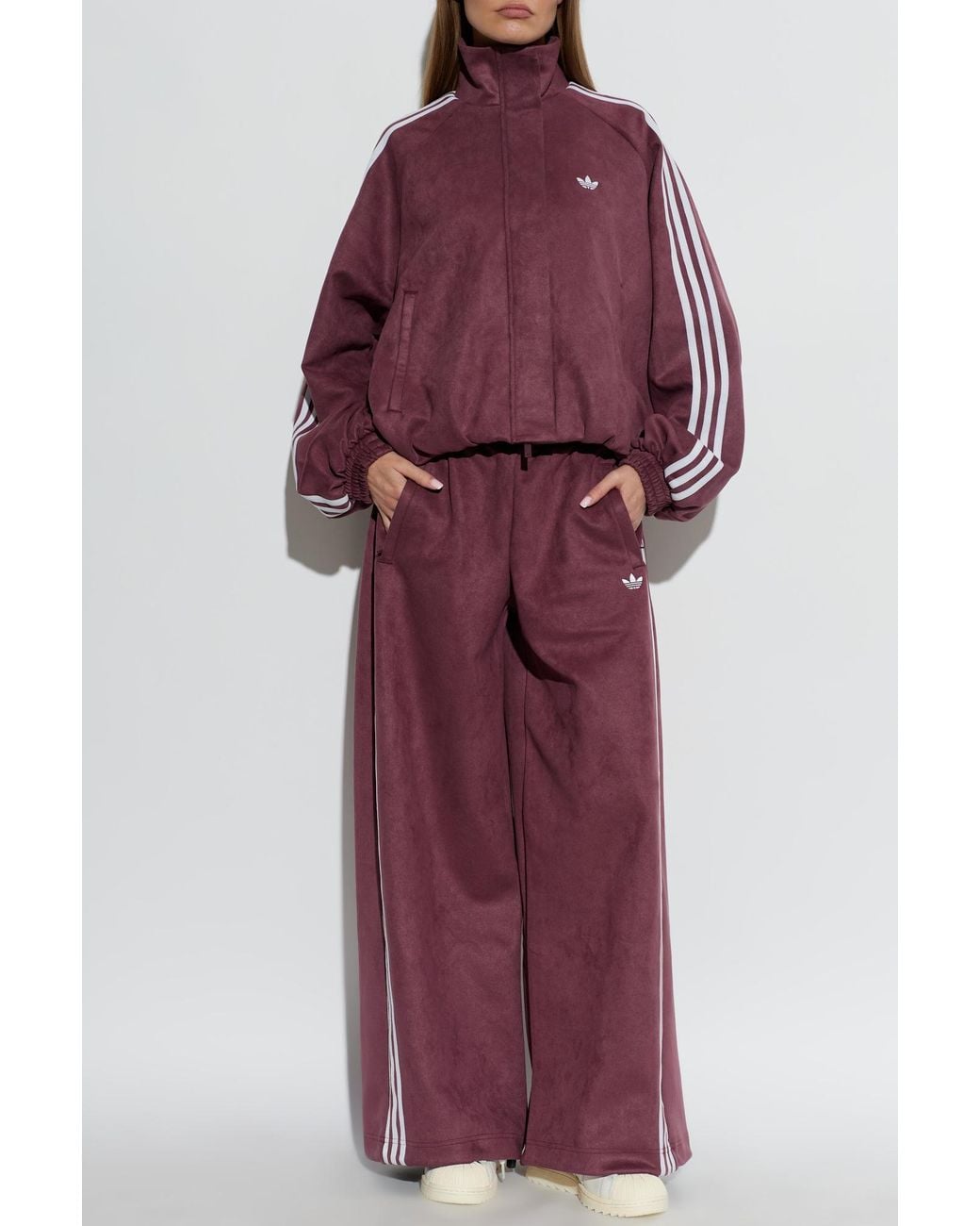 Adidas Originals Purple Logo Sweatshirt