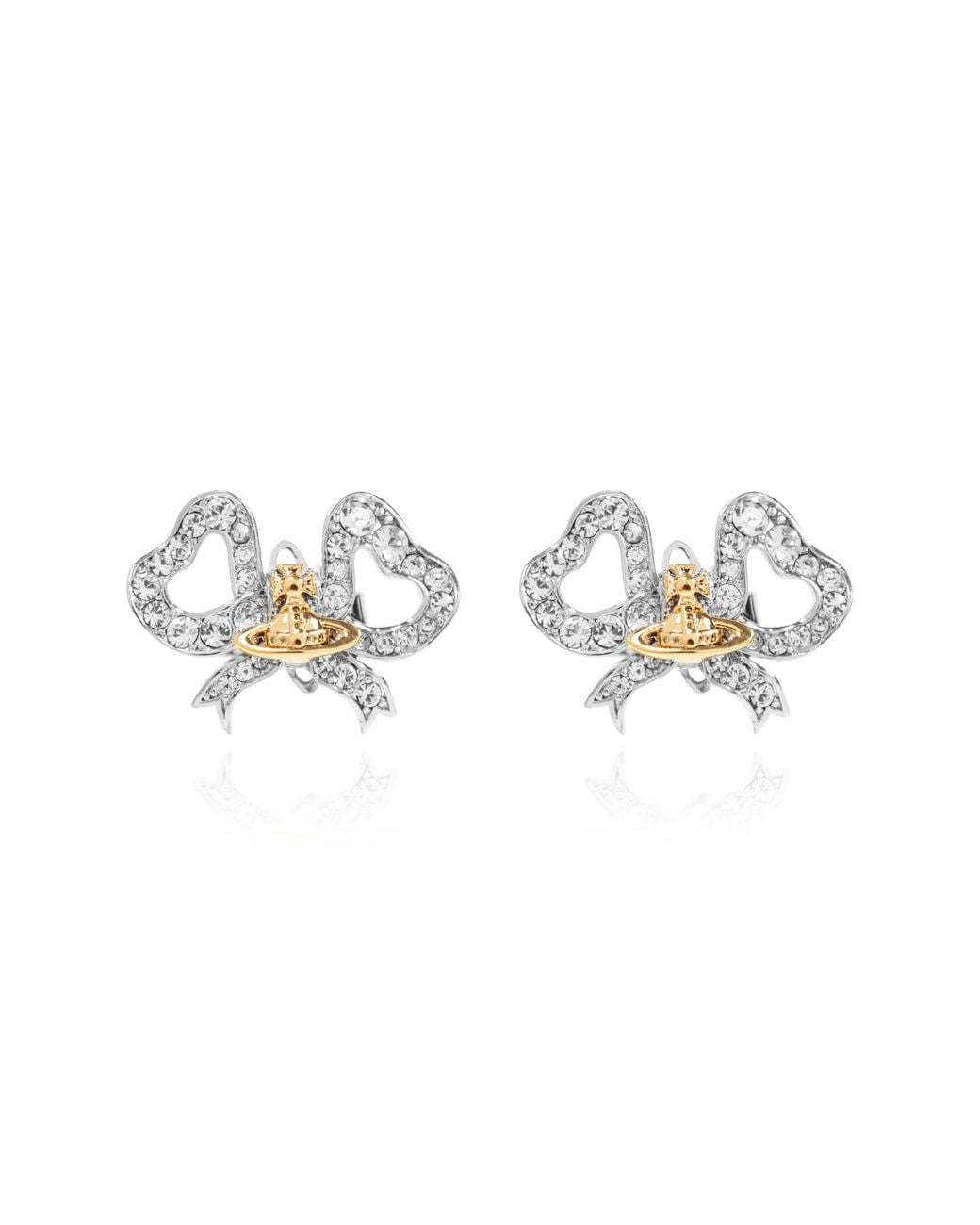 Vivienne Westwood Metallic Earrings With Logo