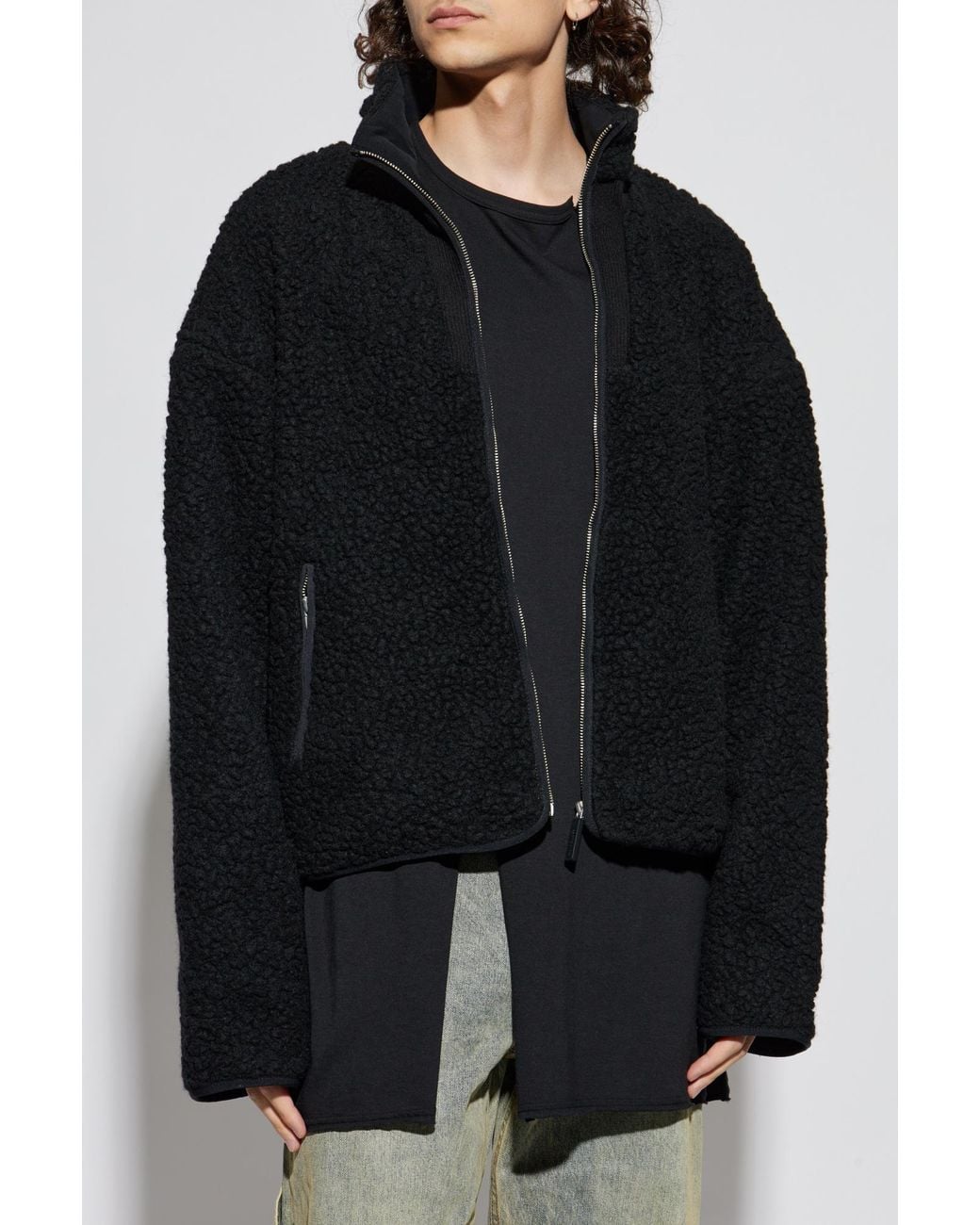 Entire studios Black Fleece Jacket