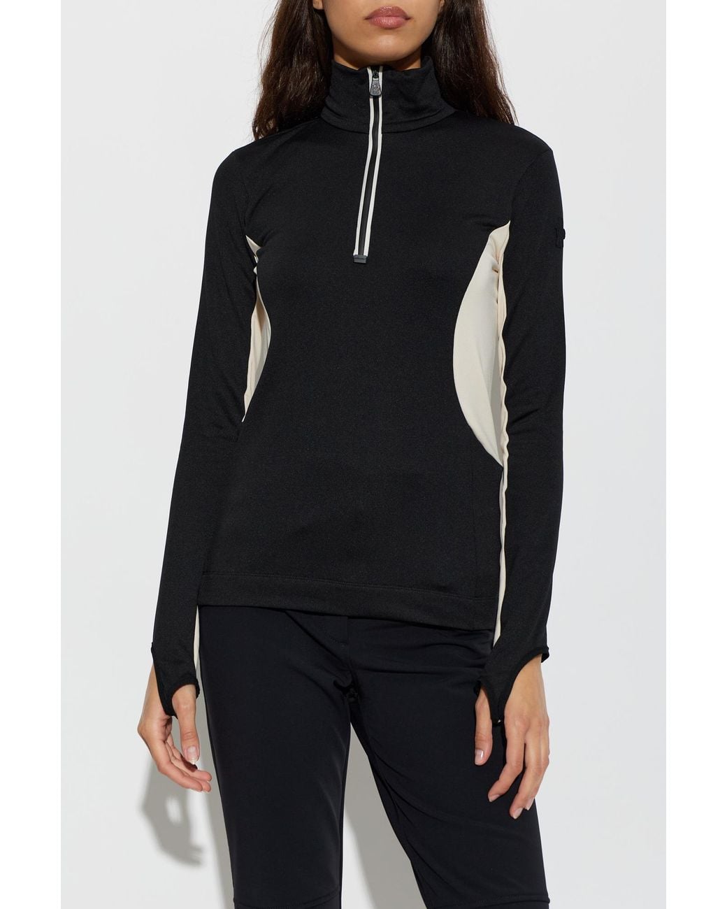 Moncler Black High Performance Technical Base Layer Top