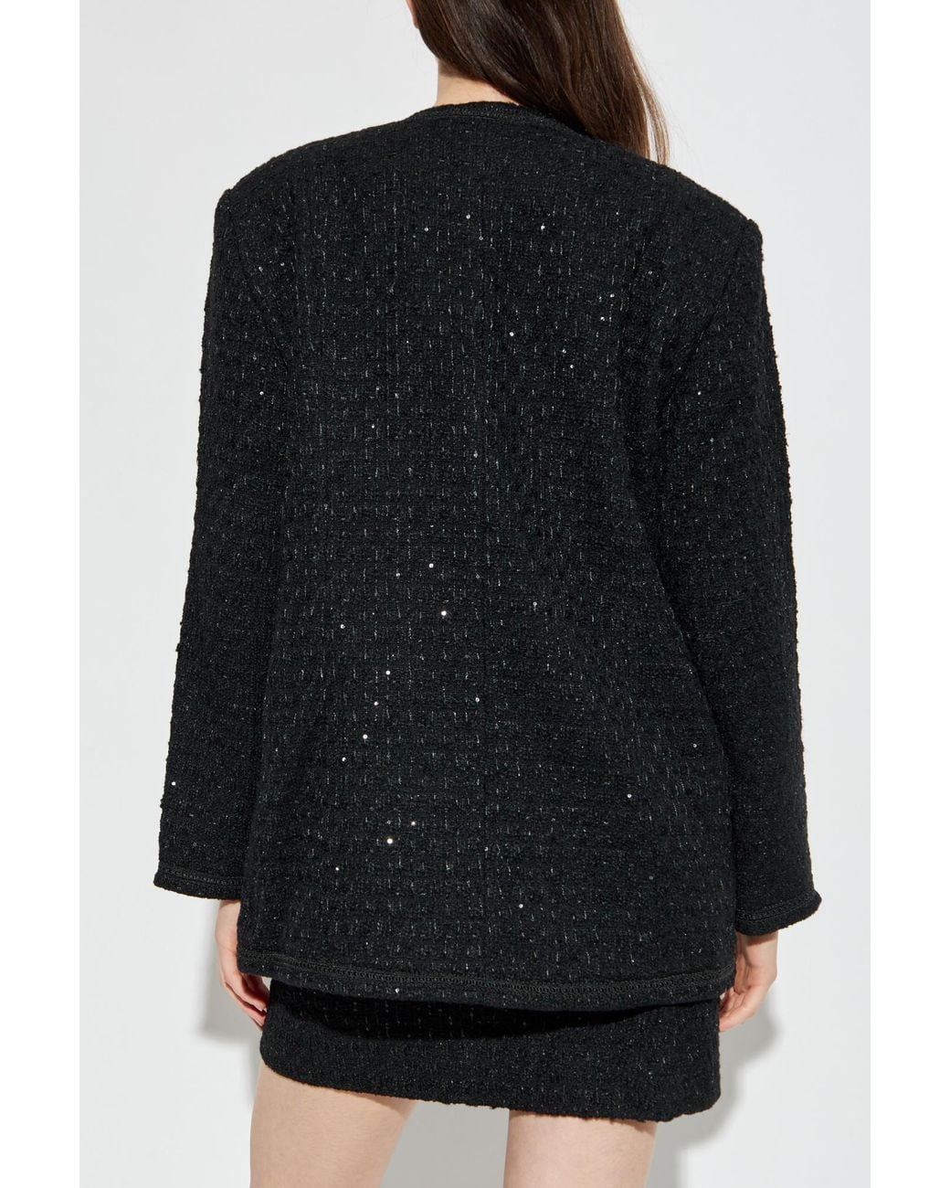 Gestuz Black Tweed Jacket "Gzkeiko"