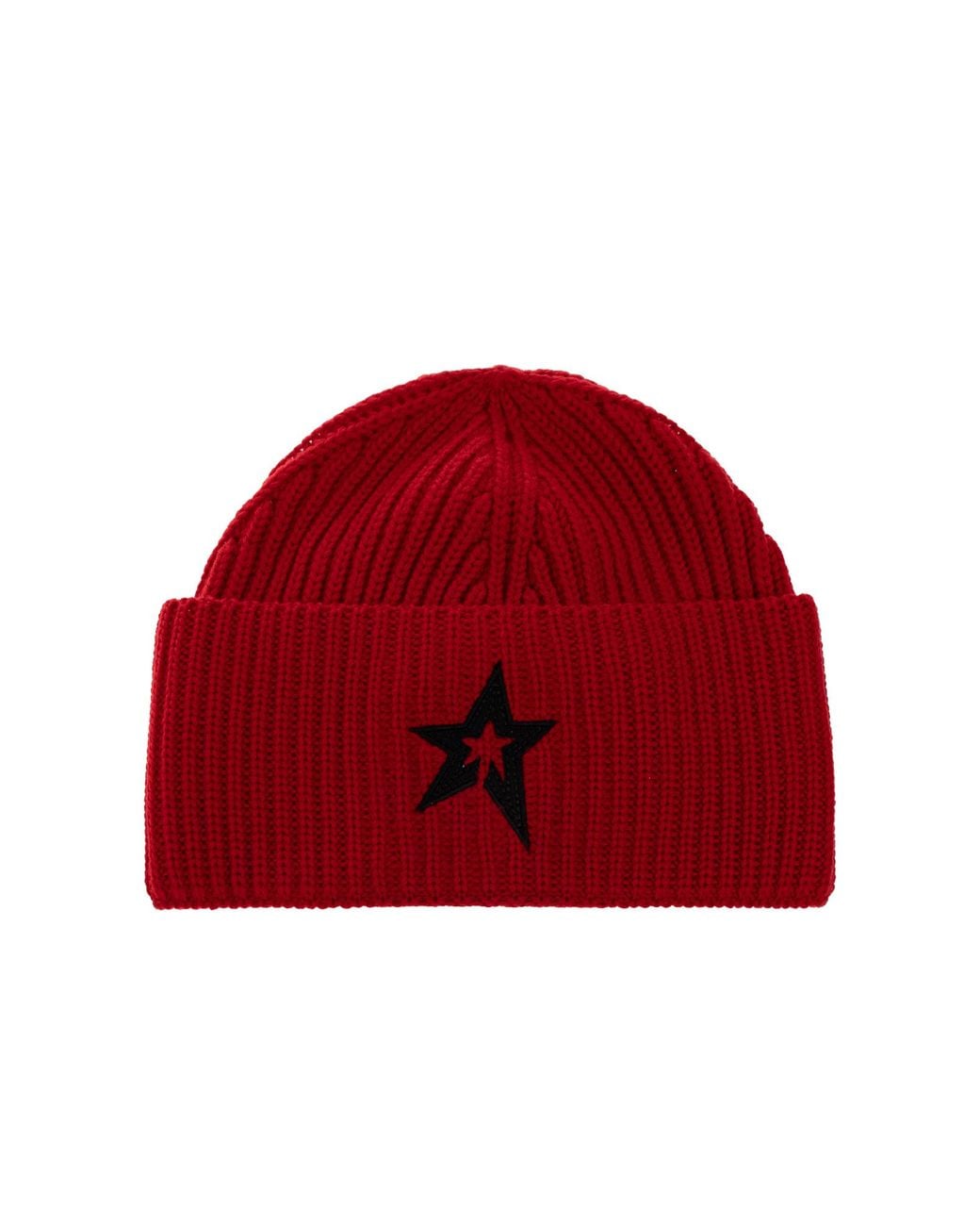 Perfect Moment Red Wool Beanie With Logo