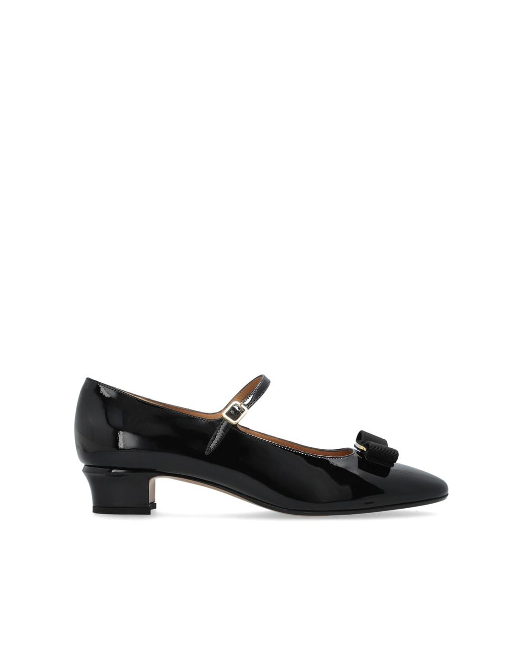 Ferragamo Black Heeled Shoes 'Vally'