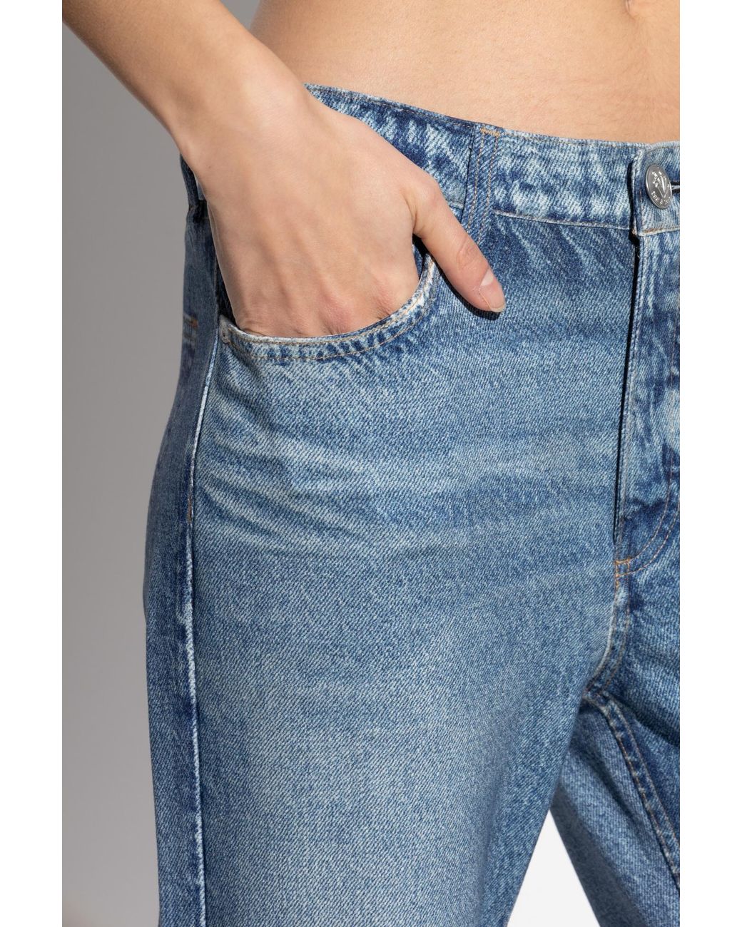 Rag & Bone Blue Flared Leg Trousers