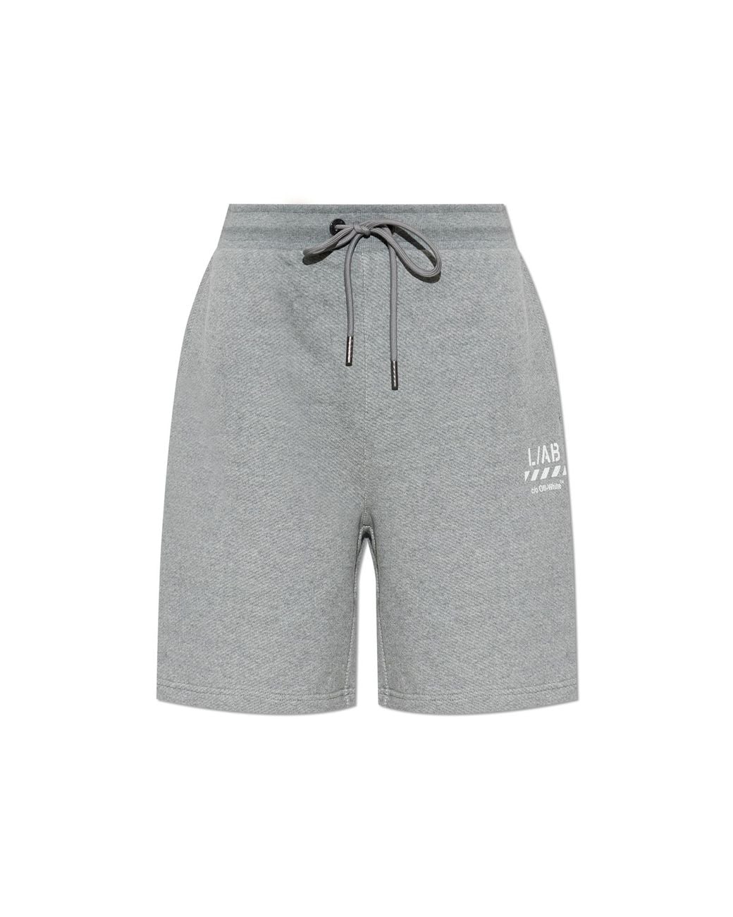 LAB C.O. OFF WHITE Gray Long Sleeve T-Shirt for men